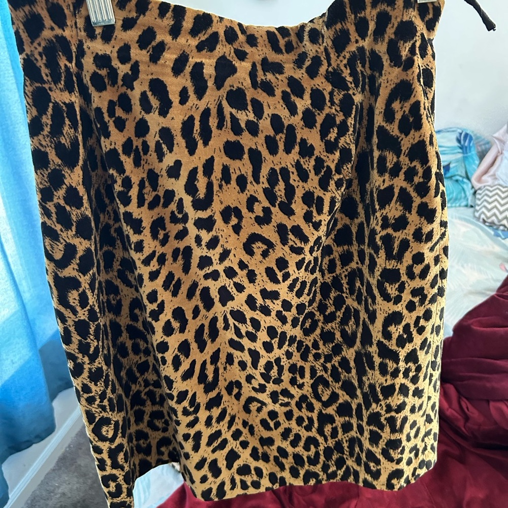 Leopard Print Women's Skirt